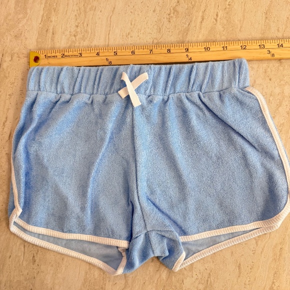 Shade Critters Terry Cloth Shorts Blue White‎ Trim Girls XL (14) New - Picture 5 of 9